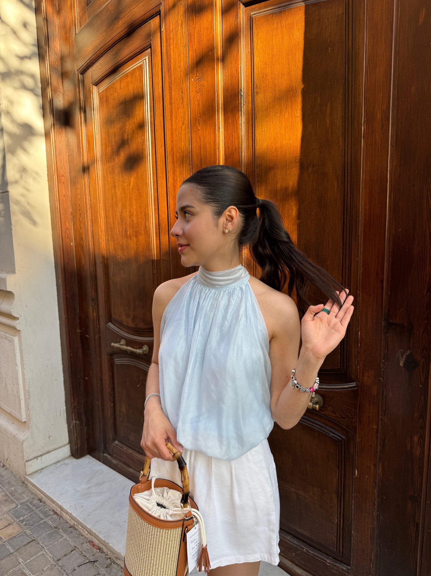 Blusa Sofía Celeste