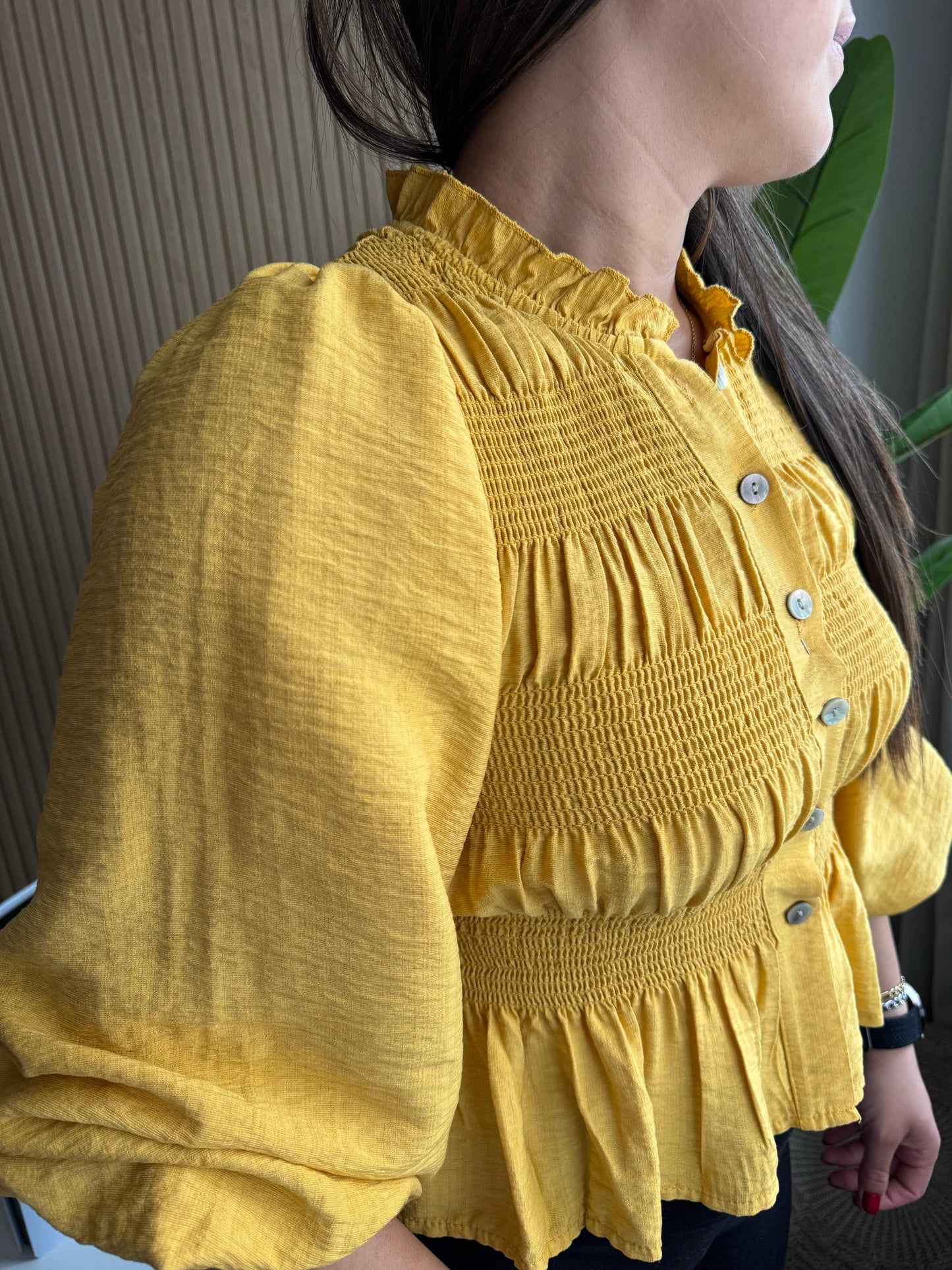 Blusa Luma Mostaza