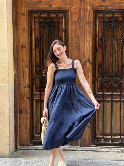 Vestido Calabria Azul Marino
