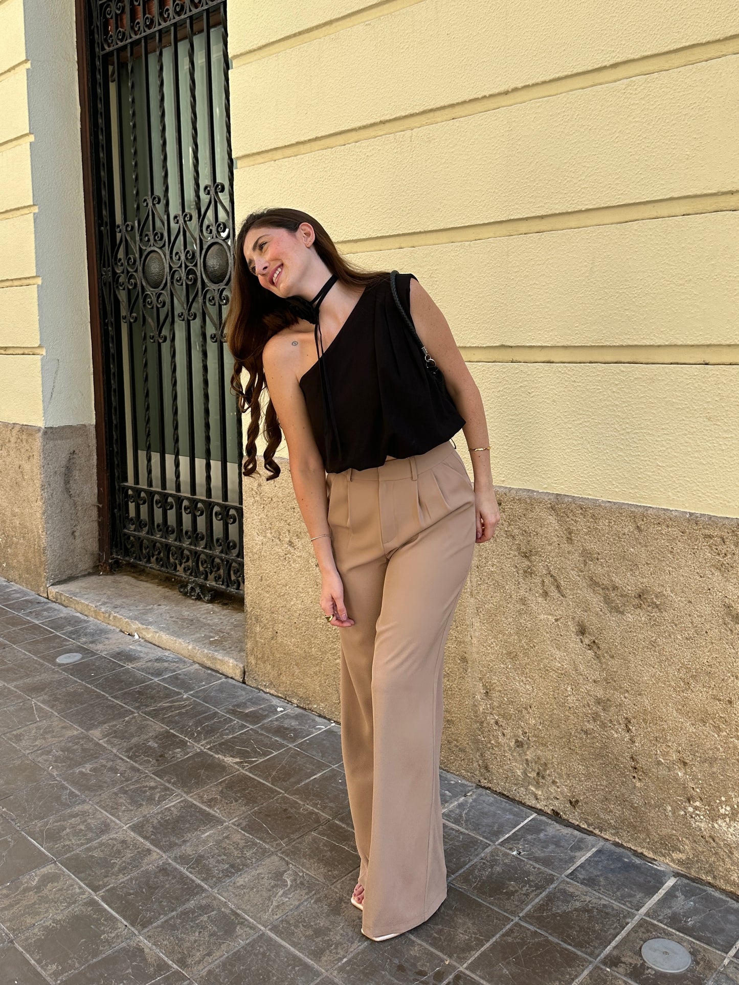 Pantalón Dona Taupe