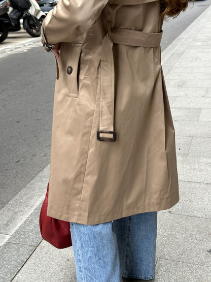 Trench Gabardina Noelia Camel