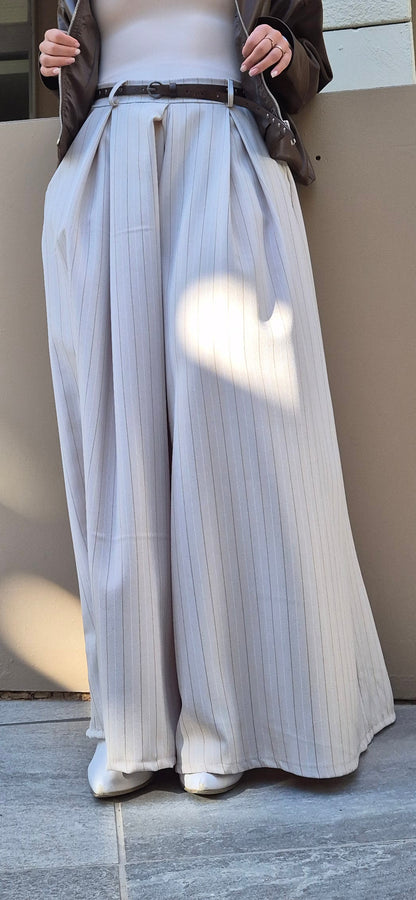 Pantalón Yolan Rayas Crudo