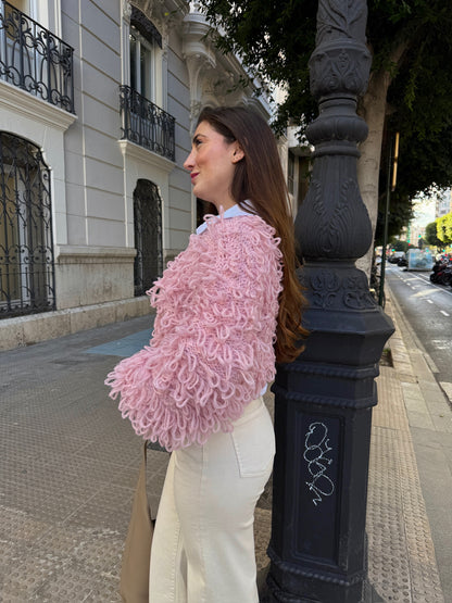 Cardigan Fio Rosa