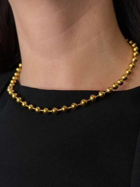 Gold Balls Necklace