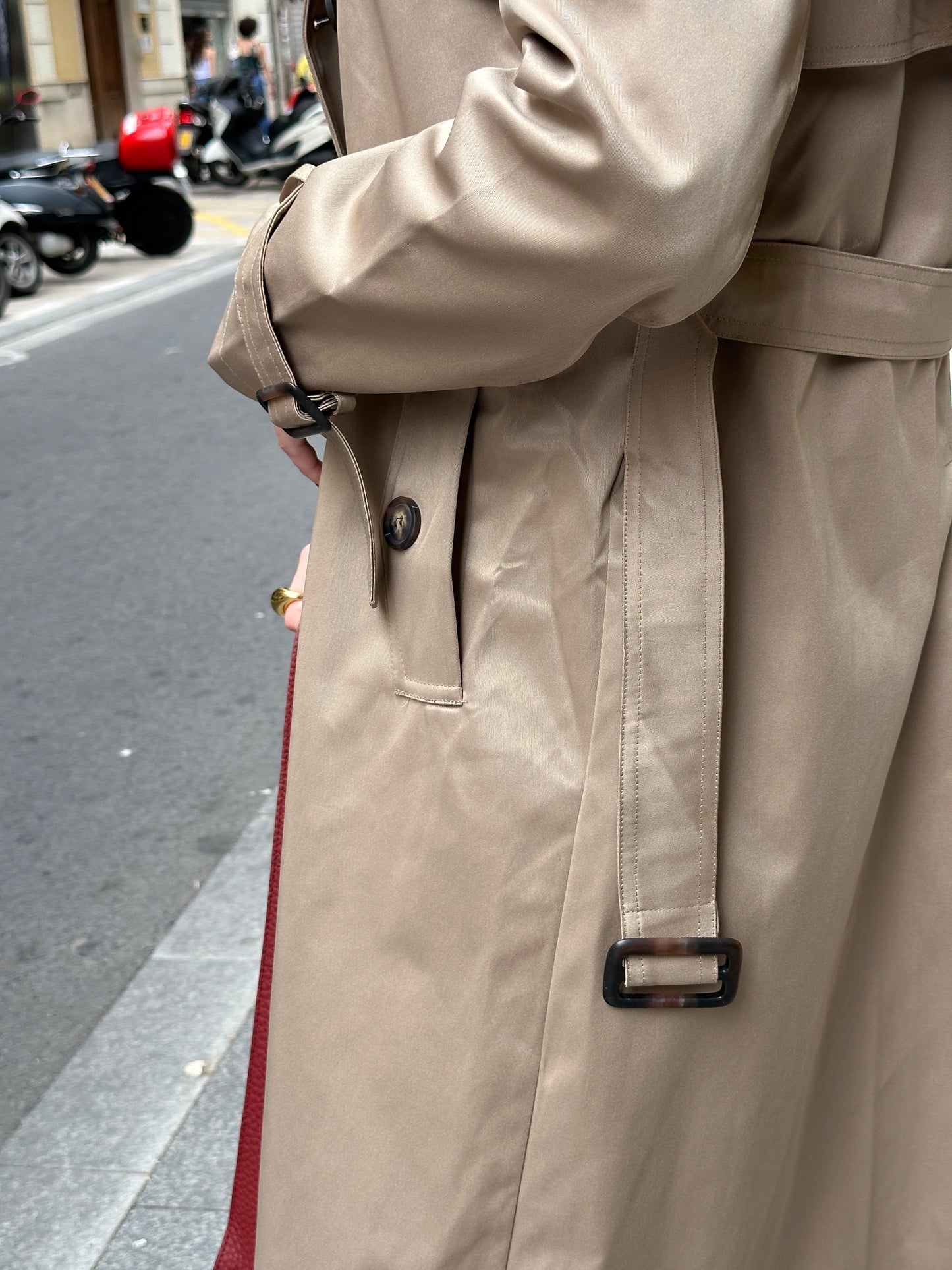 Trench Gabardina Noelia Camel