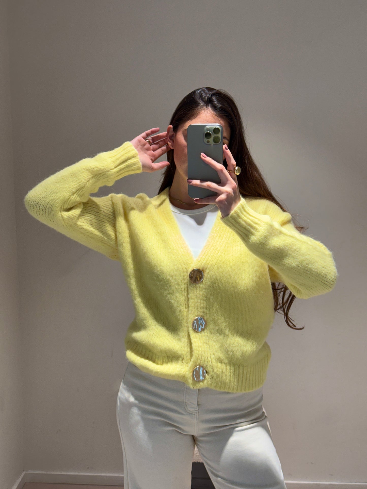 Cardigan Teresa Amarillo