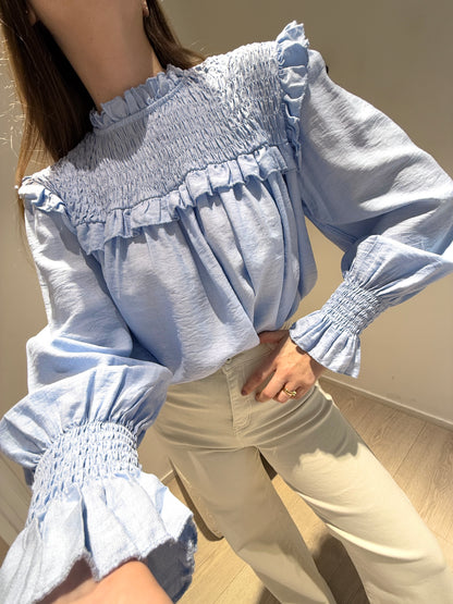 Blusa Josefina Celeste