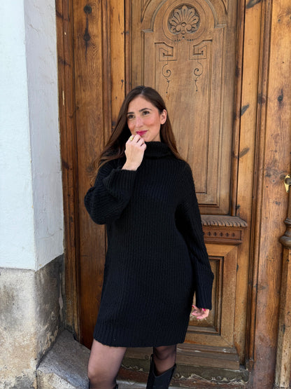 Bea Black Knit Dress