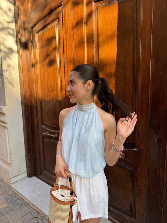 Blusa Sofía Celeste