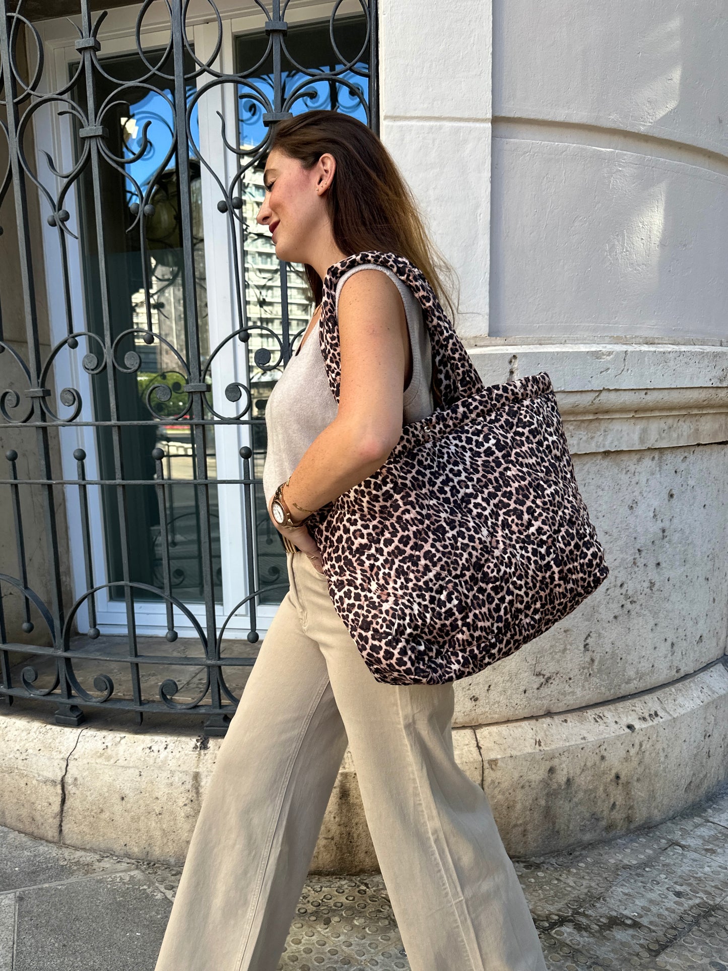 Shopper Estampado Leopardo