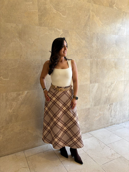 Falda Mindy Beige