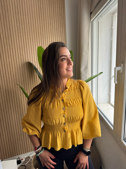 Blusa Luma Mostaza