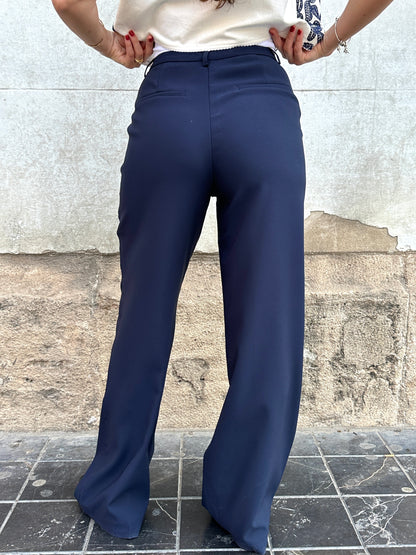 Pantalón Sastre Rania Azul Marino