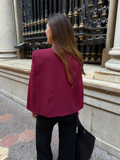 Garnet Cape Blazer