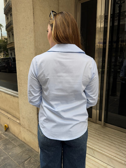 Camisa Emilia Azul Claro