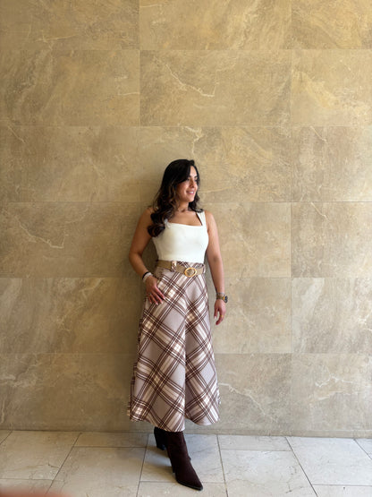 Falda Mindy Beige