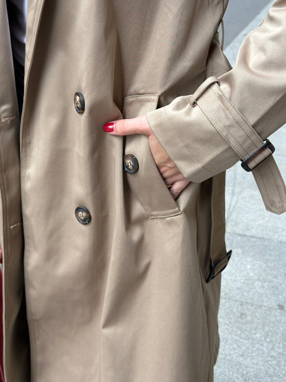 Trench Gabardina Noelia Camel