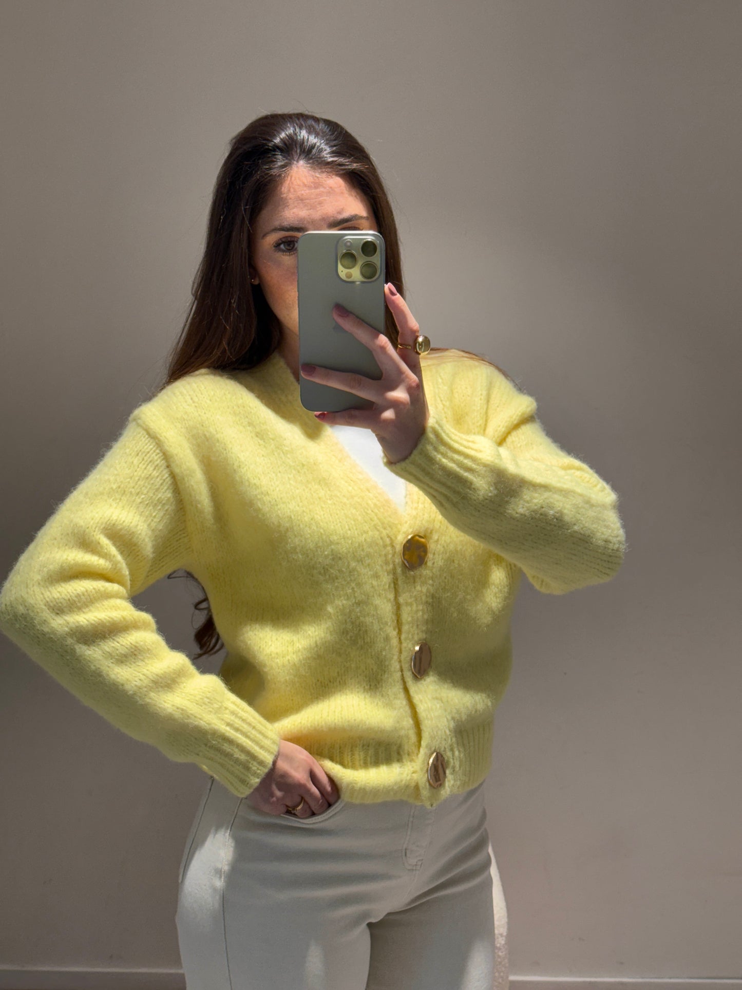 Cardigan Teresa Amarillo