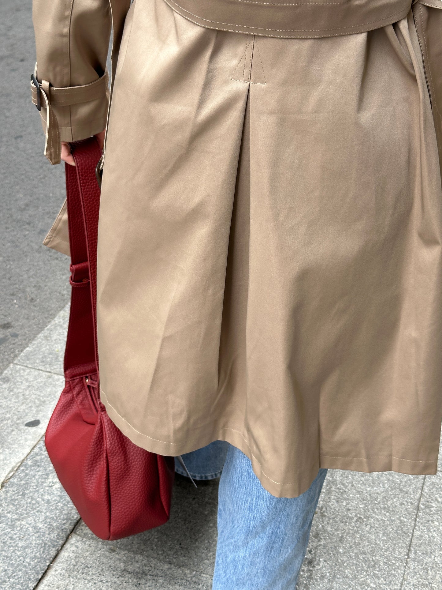 Trench Gabardina Noelia Camel