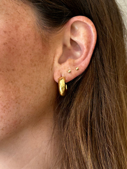 Pendientes Orchid Gold