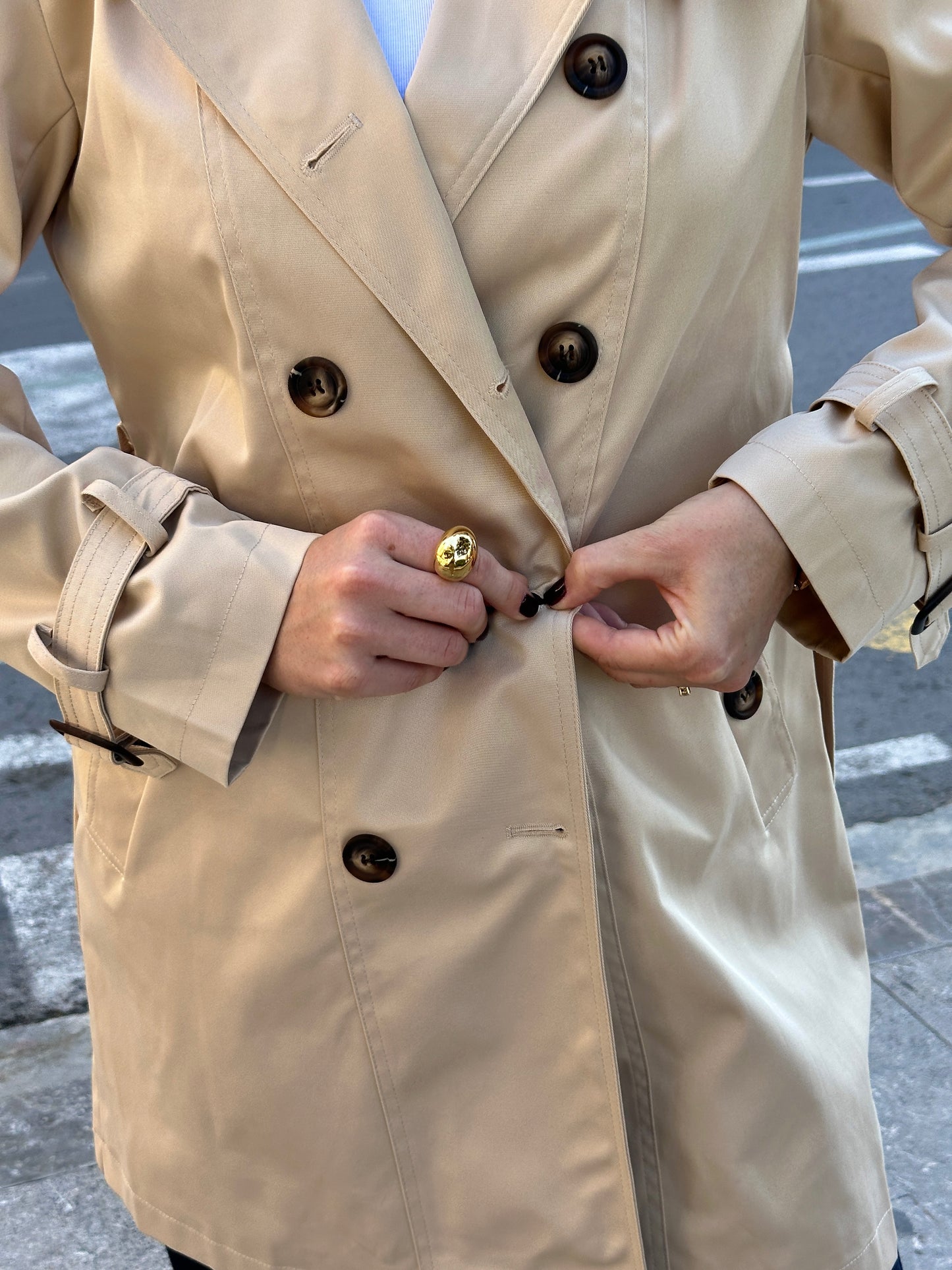 Trench Gabardina Euge Beige