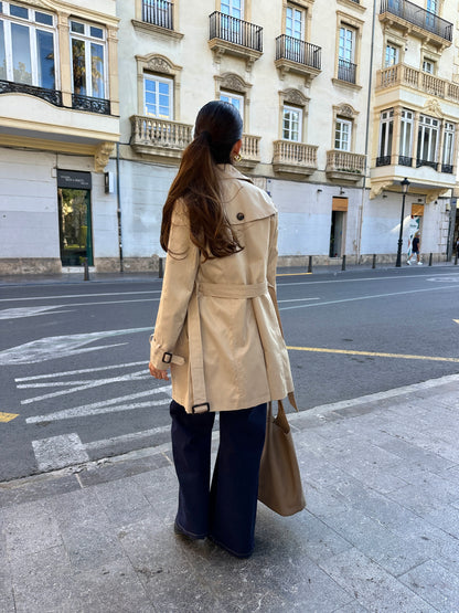 Trench Gabardina Euge Beige