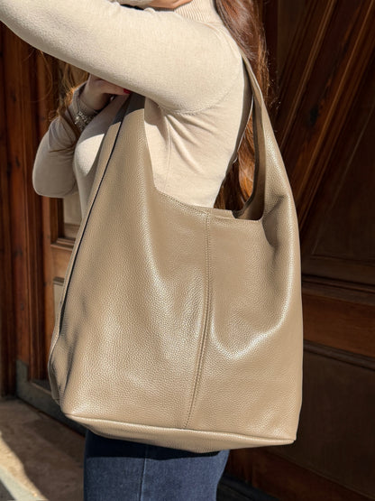 Bolso Piel Brisa Taupe