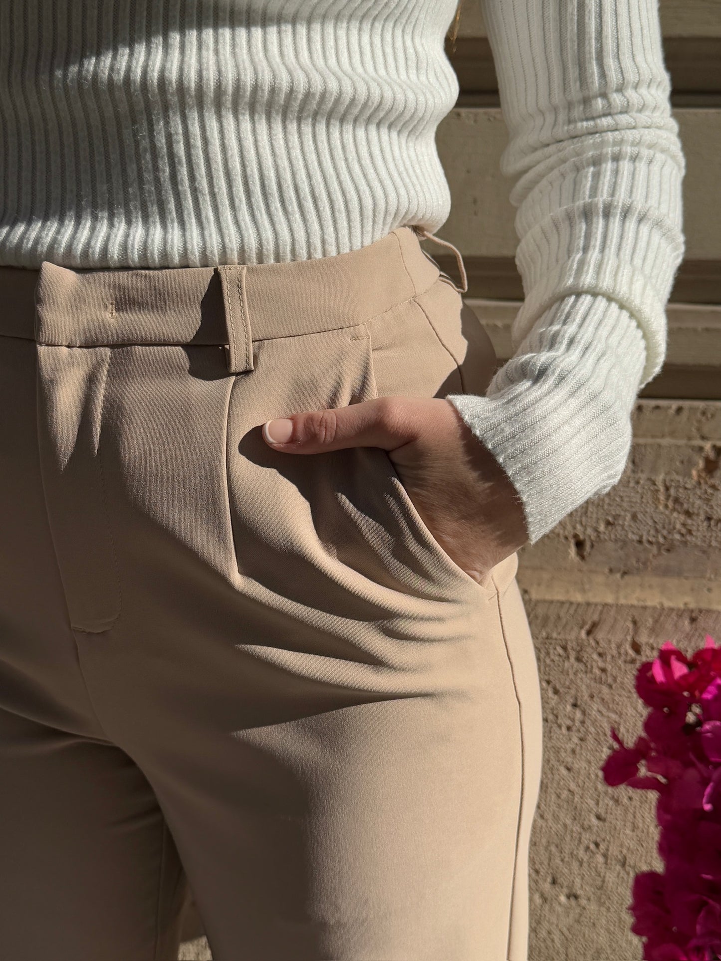 Pantalón Agnes Beige