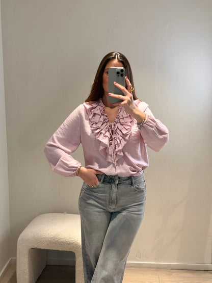 Blusa Romántica Rosa