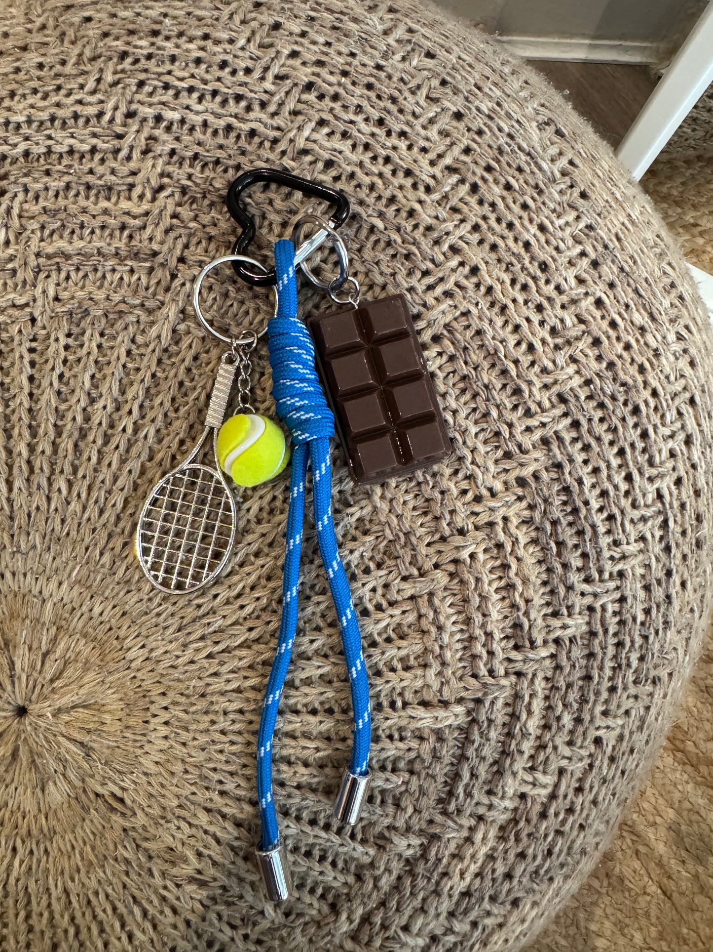 Charm raqueta azul