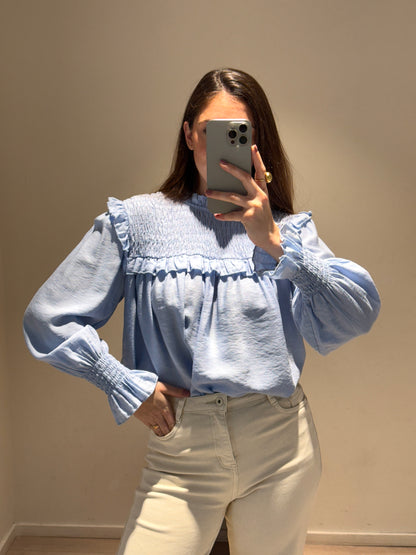 Blusa Josefina Celeste