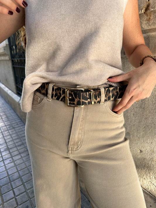 Animal Print Belt