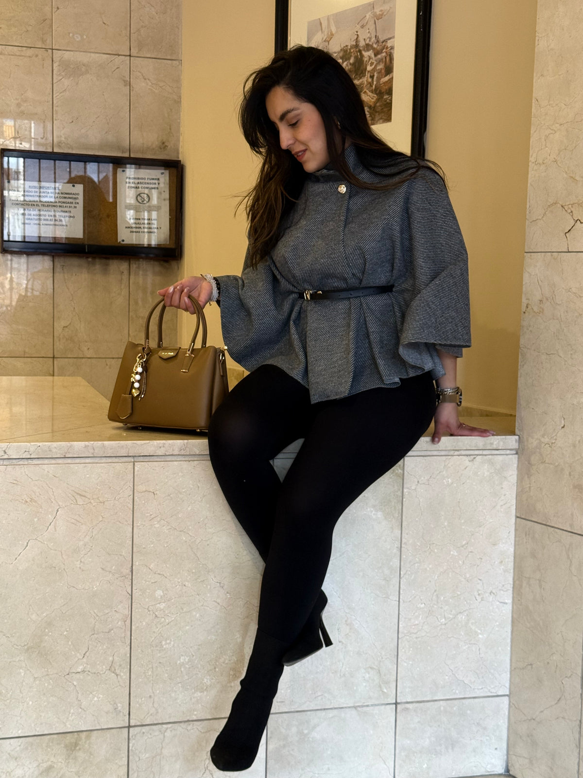 Bolso Italy Camel