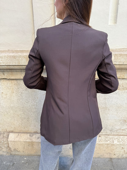 Emma Chocolate Blazer