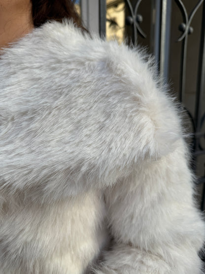 Isa Raw Fur Effect Jacket