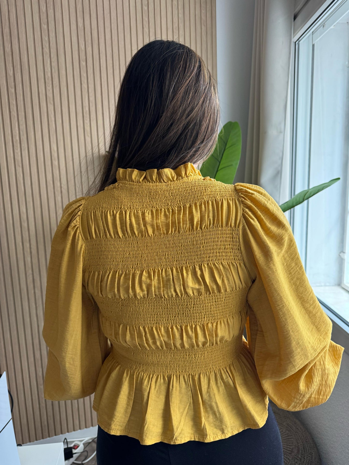 Blusa Luma Mostaza