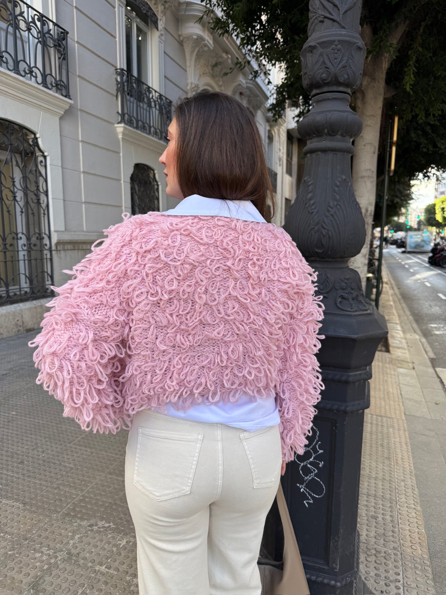 Cardigan Fio Rosa