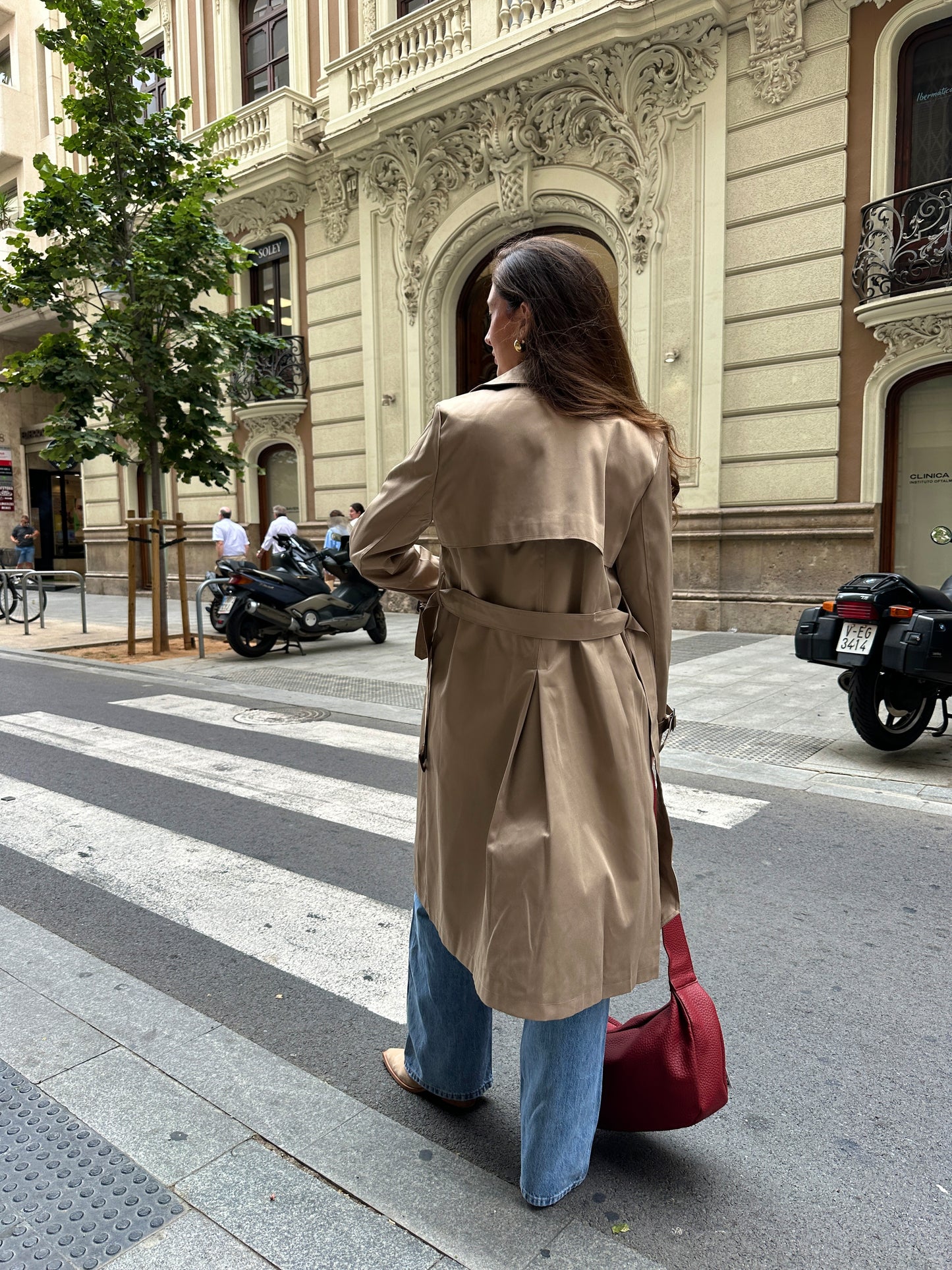 Trench Gabardina Noelia Camel