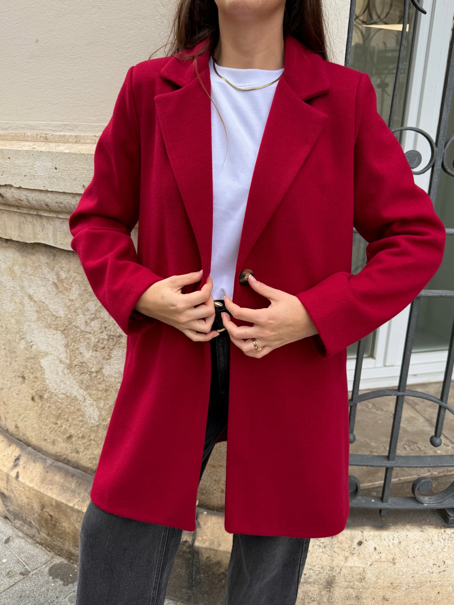 Susana Garnet Coat