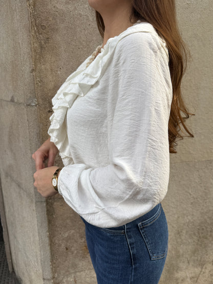 Romantic White Blouse