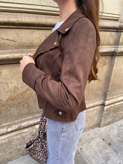 Chaqueta Biker Matilda Chocolate