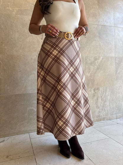 Falda Mindy Beige