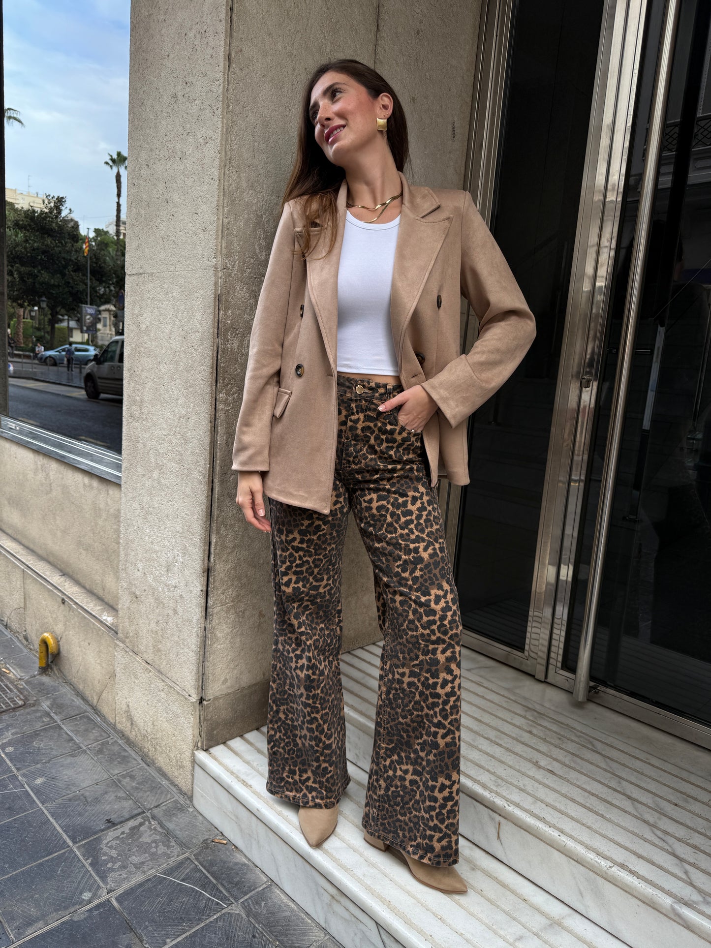 Jean Alba Animal Print