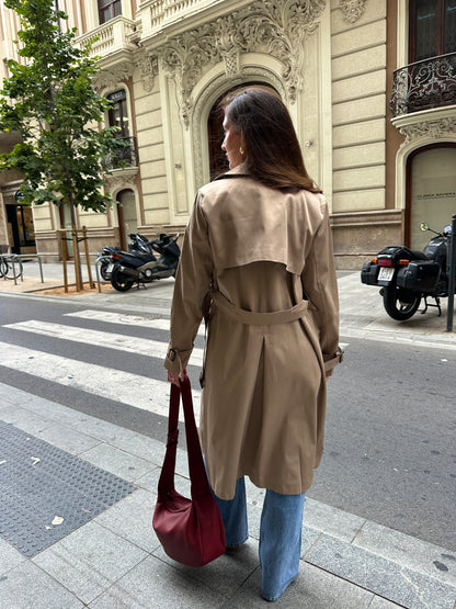 Trench Gabardina Noelia Camel