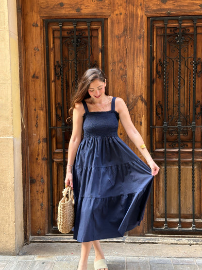 Vestido Calabria Azul Marino