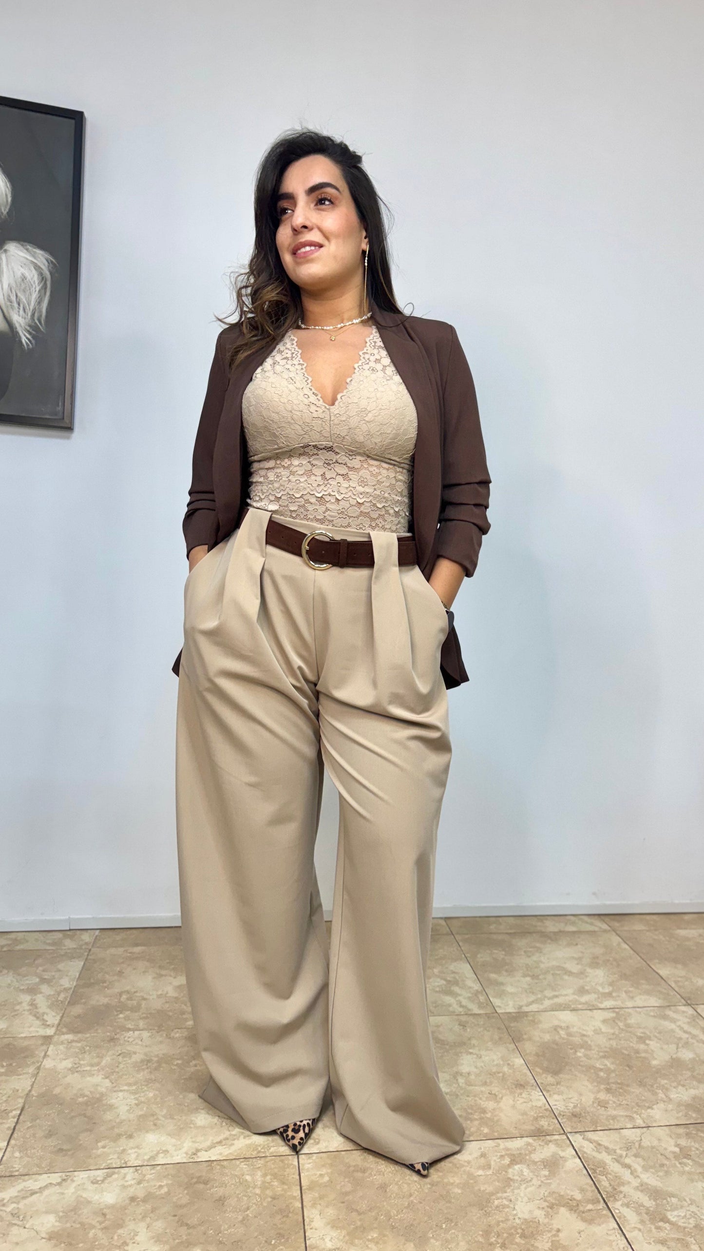 Pantalón Yolan Beige