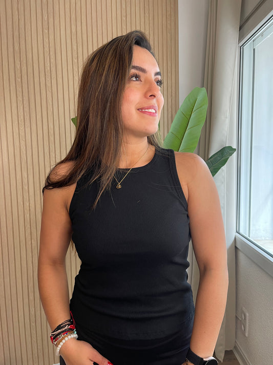 Camiseta básica Ceci negro