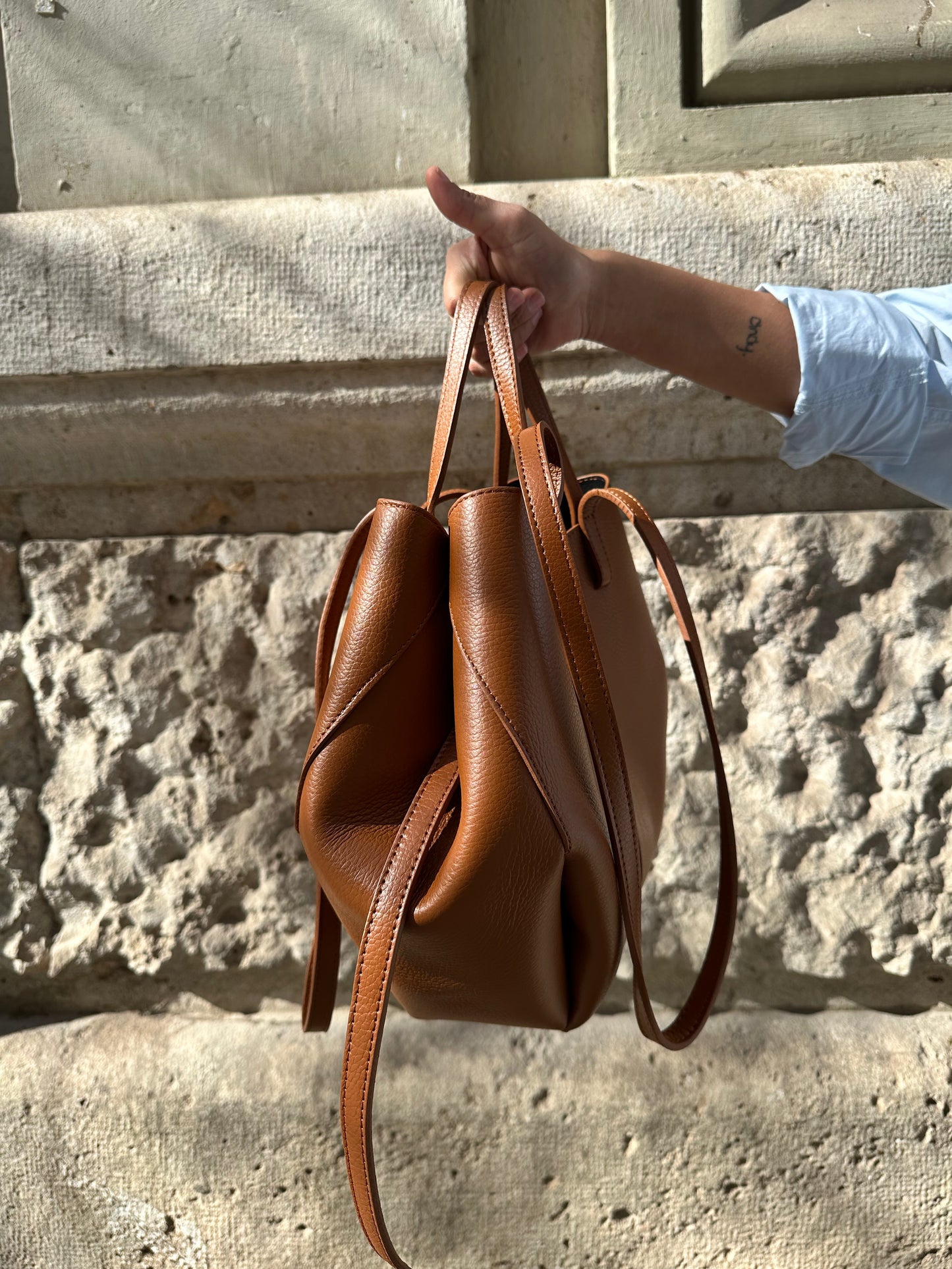 Bolso Polet Marron Grande