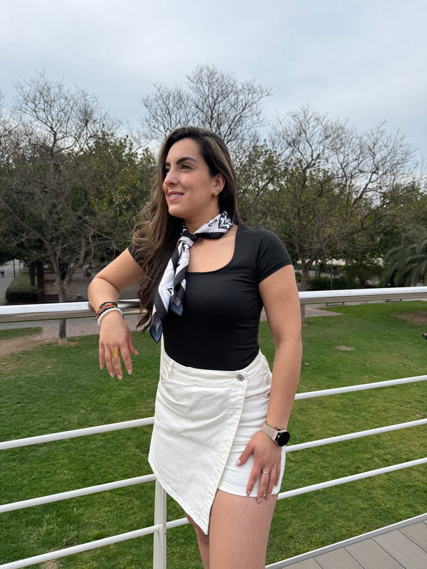 Falda Pantalón Corina Blanco