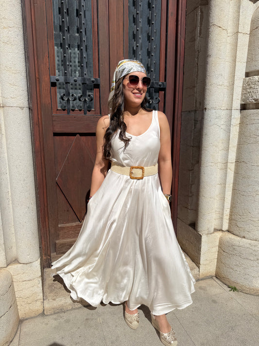Vestido Maite Crudo